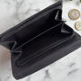 Black Leather Purse Rfid Secure, thumbnail 2 of 3