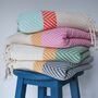 Personalised Cotton Throw, Sustainable Gift, thumbnail 7 of 12