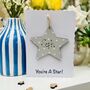 Personalised You're A Star Card Congrats Birthday, thumbnail 1 of 7