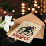 Merry Krampus German Fairytale Anti Xmas Cartoon Christmas Card, thumbnail 4 of 6