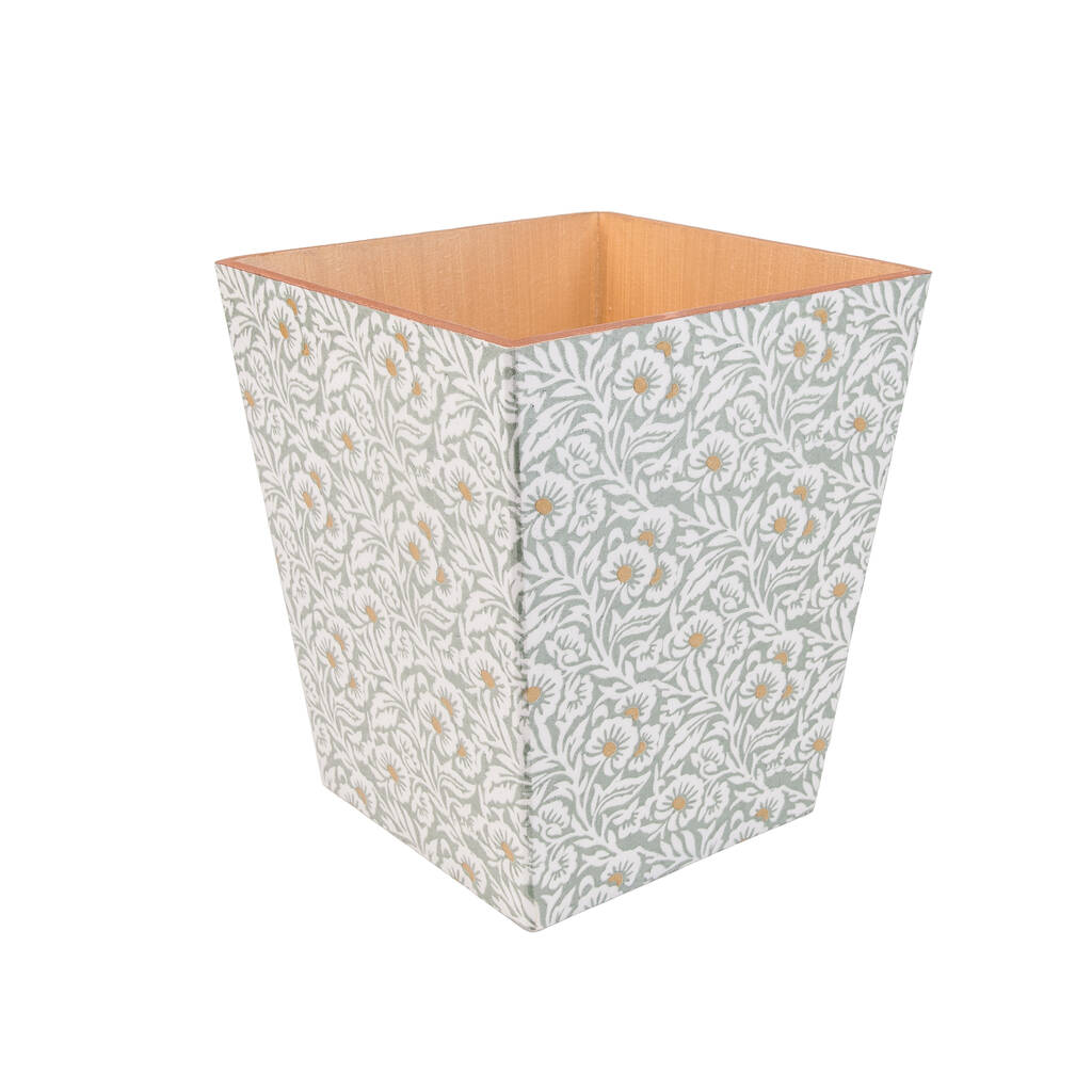 Wooden Vintage Print Toilet Roll Storage Box By Crackpots Crafts
