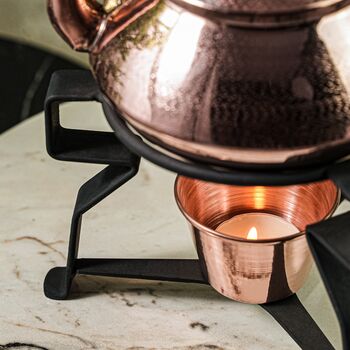 Handmade Copper Herbal Tea Kettle, Solid Copper 1500 Ml, 6 of 7