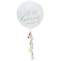 Hip Hip Hooray Party Balloon Kit With Pastel Tassels, thumbnail 2 of 3
