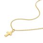 Personalised Men's Cross Pendant With Curb Chain, thumbnail 4 of 5
