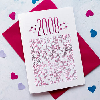 Personalised What Happened 2000 To 2009 Birthday Cards, 2 of 11