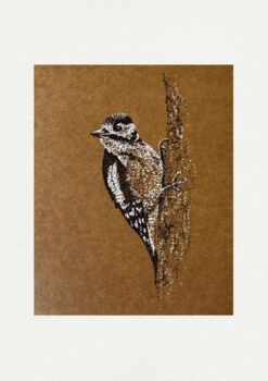 Shaded Birds Pointillism Diy Art Kit Set Of Four, 6 of 7