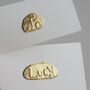 Handmade Gold Foil Personalised Name Place Cards, thumbnail 7 of 7