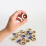 Set Of Three Handmade Ceramic Pocket Token Worry Stones, thumbnail 1 of 9