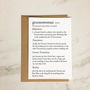 Funny Groomswoman/Female Groomsman Definitions A5 Card, thumbnail 3 of 9