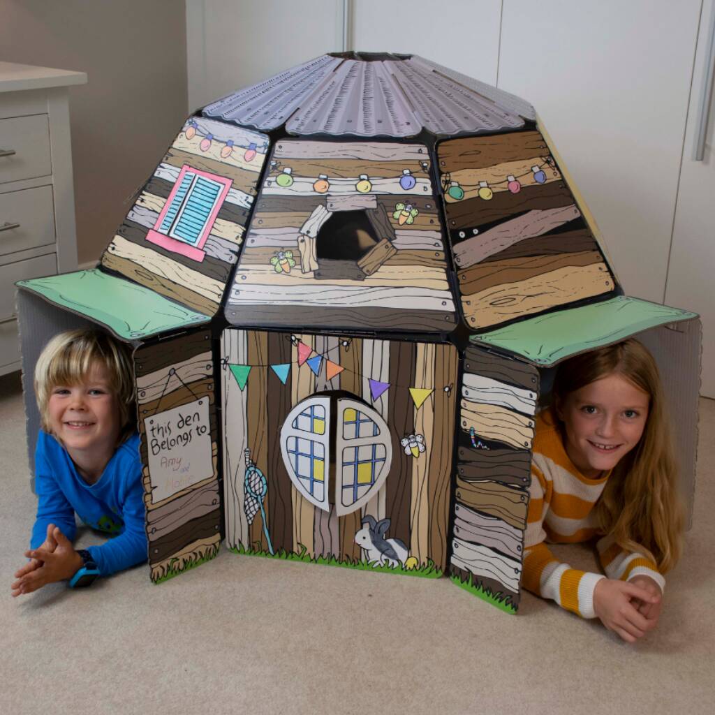 The Ultimate Den Childrens Cardboard Playhouse, 1 of 7