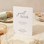 Wedding Guest Book Sign Sturdy A4 Modern Calligraphy, thumbnail 1 of 5