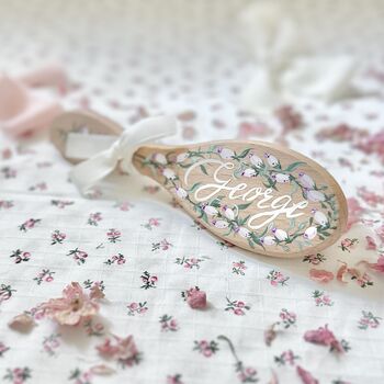 Personalised Hand Painted Baby Hair Brush, 2 of 7