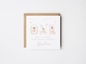 Happy 4th Birthday Granddaughter Card Ballerina *Age Options, 2 of 5