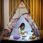 Hold Your Horses Personalised Carousel Play Teepee, thumbnail 2 of 6