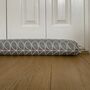 Grey Waterproof Orla Draught Excluder Cushion, thumbnail 3 of 5