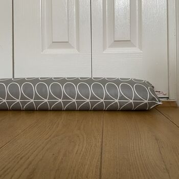 Grey Waterproof Orla Draught Excluder Cushion, 3 of 5