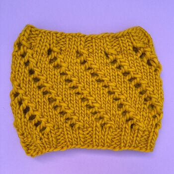 Twist And Shout Cowl Knitting Kit, 3 of 5