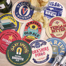 Leeds Football Beer Mats X9 By Jack's Posters | notonthehighstreet.com