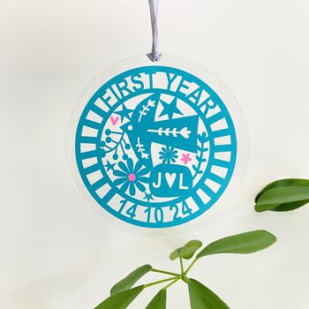 Personalised 1st Anniversary Keepsake, 5 of 12