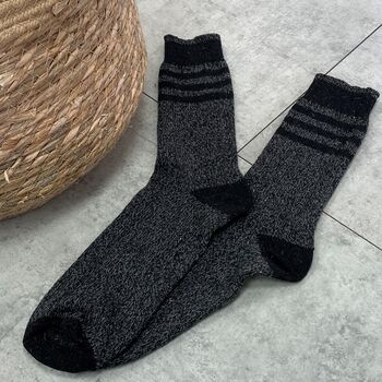 Personalised Men's Walking Boot Socks, 3 of 5