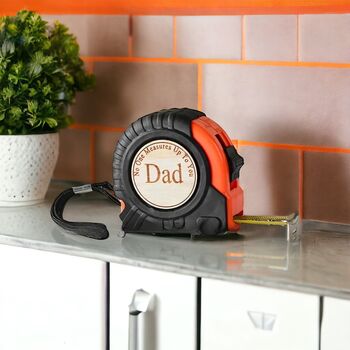 Personalised Tape Measure Gift For Dad, 3 of 6