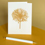 Allium Gold Notecard, thumbnail 1 of 3