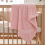 Personalised Pink Wafer Baby Wrap, thumbnail 3 of 6