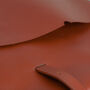 Handcrafted Leather Adjustable Tote Bag In Rust Brown, thumbnail 8 of 9