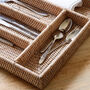 Marbury Rattan Cutlery Storage Organizer, thumbnail 4 of 4