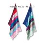 Summer Stripe 100% Cotton High Quality Tea Towel X Two, thumbnail 7 of 12