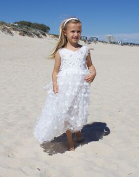 Papilion ~ White Party Or Flower Girl Dress, 2 of 6