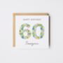 Personalised Happy 30th Birthday Card Liberty Style *Age Options, thumbnail 7 of 10