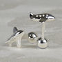 Aeroplane Sterling Silver Cufflink For The Travel Lover, thumbnail 1 of 2