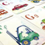 A Z Vehicle Children's Flash Cards, thumbnail 4 of 12