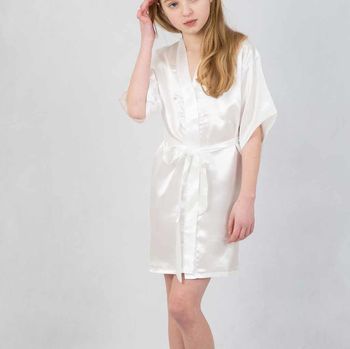 Childrens Personalised Robe Perfect For Flowergirls, 3 of 3