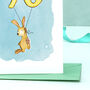 Rabbit 70th Birthday Card, thumbnail 6 of 6