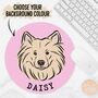Personalised Samoyed Dog Mouse Mat, thumbnail 2 of 5