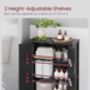 Storage Cabinet With Two Doors And Adjustable Shelves, thumbnail 8 of 9