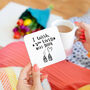 'I Wish You Lived Next Door' Silver Heart Earrings Card, thumbnail 8 of 10