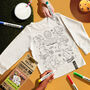 Crafty Capybara Colour In Top With Fabric Pens, thumbnail 3 of 7