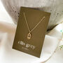Cz Star And Eye Tarot Pendant Necklace, thumbnail 3 of 5