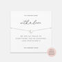 Silver Heart Bracelet With Personalised Message On Gift Card Of Your Choice, thumbnail 3 of 8