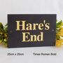 Personalised Gold Leaf Signs, thumbnail 5 of 12