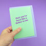 Humorous Funny Dad Birthday Card, thumbnail 1 of 2