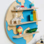 Wooden Globe Collector's Shelves, thumbnail 2 of 2