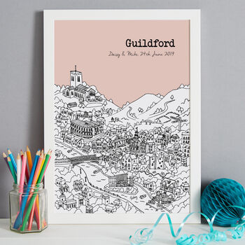Personalised Guildford Print, 6 of 10