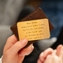 Personalised First Father's Day Wallet Keepsake Card, thumbnail 2 of 8