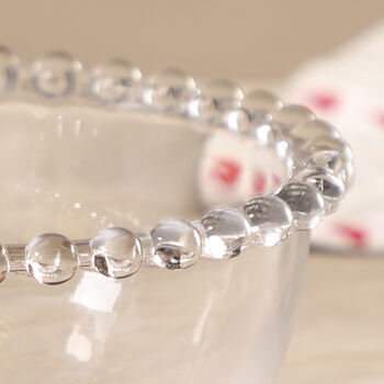 Personalised Initial Beaded Glass Bowl, 5 of 6