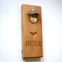 Personalised Wooden Bottle Opener, thumbnail 1 of 5