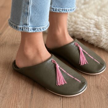 Babouche Tassel Slippers, 2 of 5